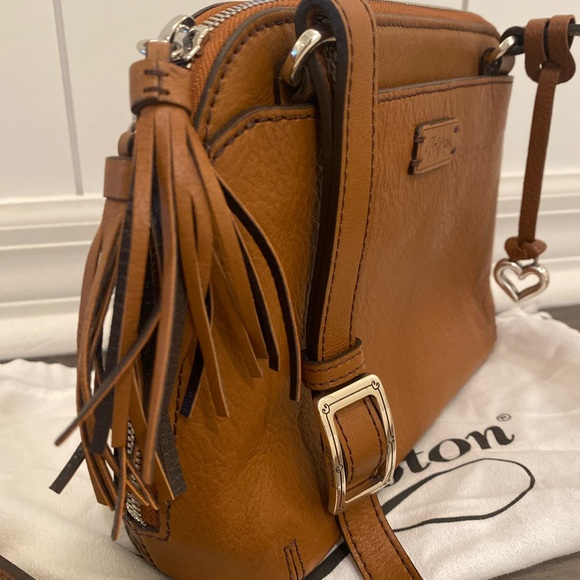 Brighton Vela Ferrera Nova Leather Crossbody Bag - Picture 3 of 6